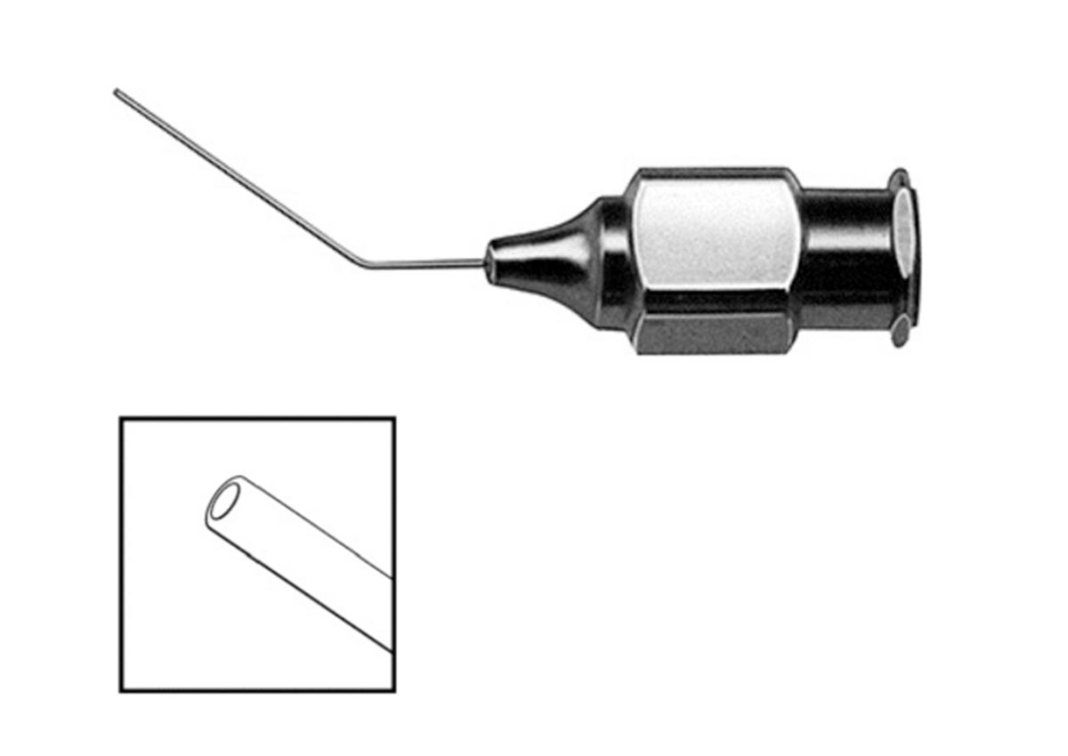 McIntyre Angled Anterior Chamber Cannula - 23 Gaug