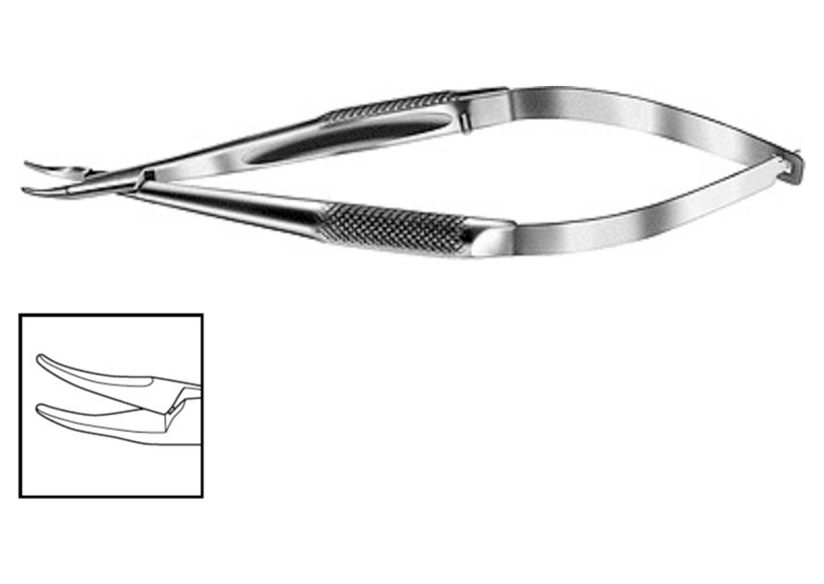 Barraquer Needle Holder - Curved Z - 3742