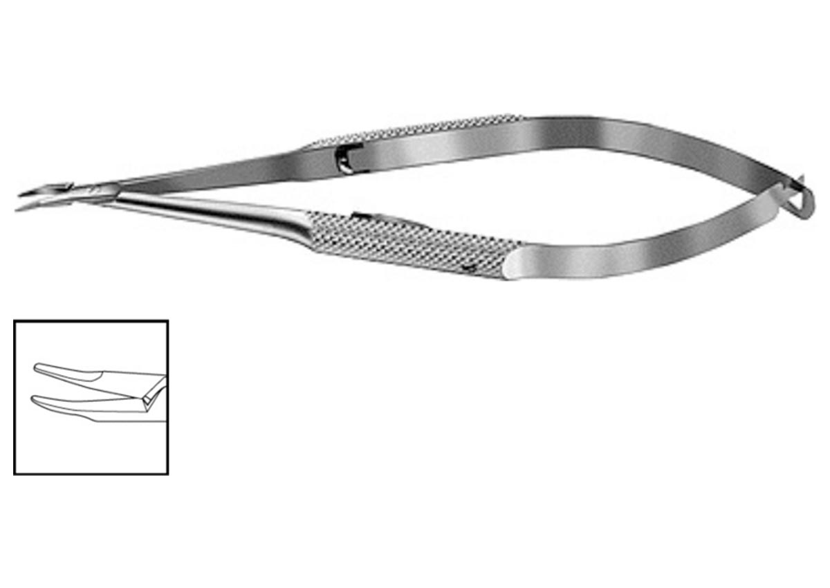 Barraquer Needle Holder - Curved with Lock Z - 372