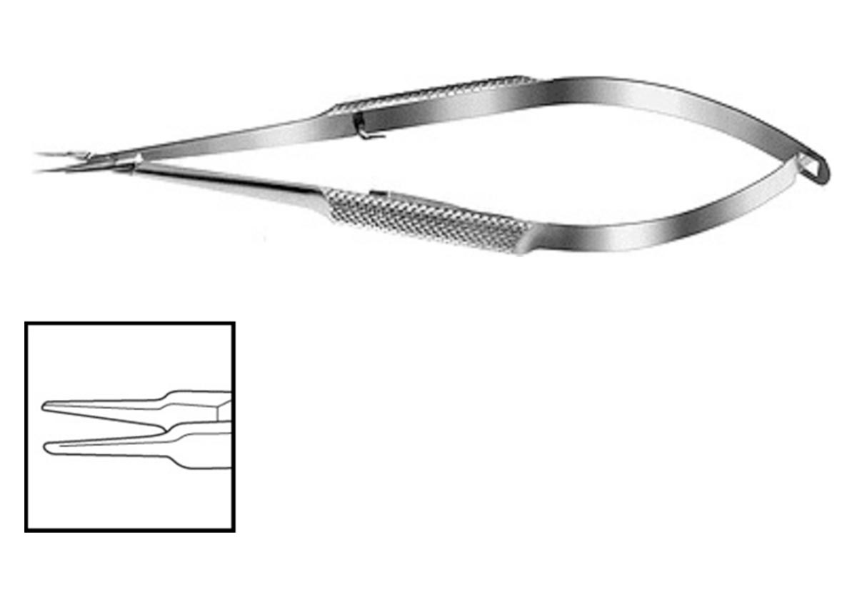 Bechert-Sinskey Needle Holder - Straight with Lock