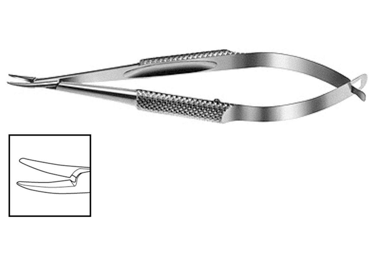 Cohan Needle Holder - Mini Curved Z - 3736 C