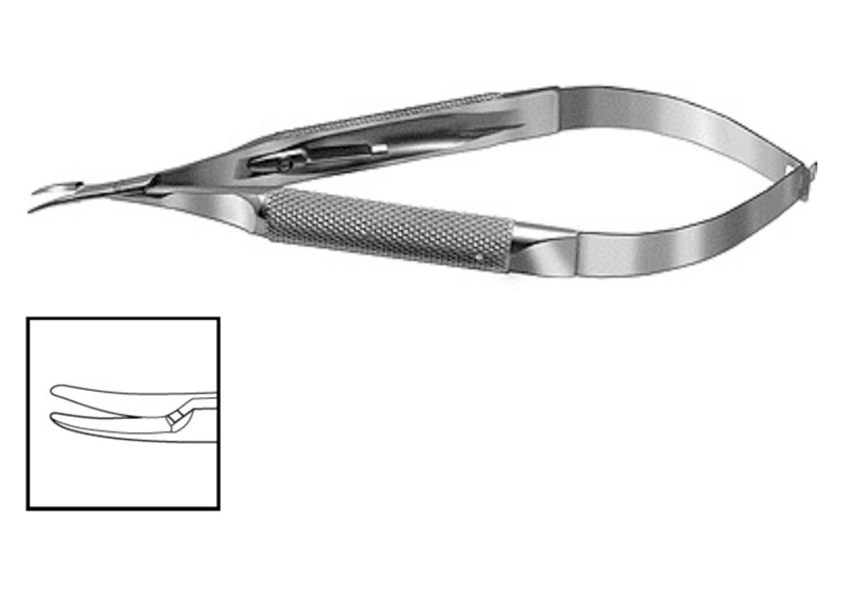 ZABBY?S Needle Holder - Curved with Lock Z- 3697 L