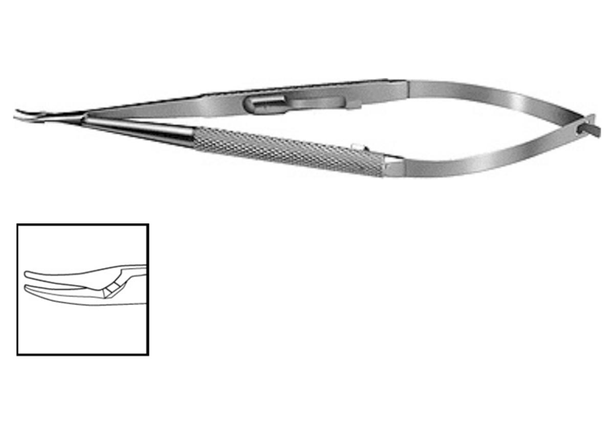 ZABBY?S Needle Holder - Curved with Lock Z - 3785