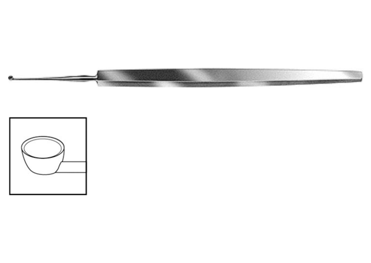 Meyerhoeffer Chalazion Curette 1.75mm cup Z - 0681