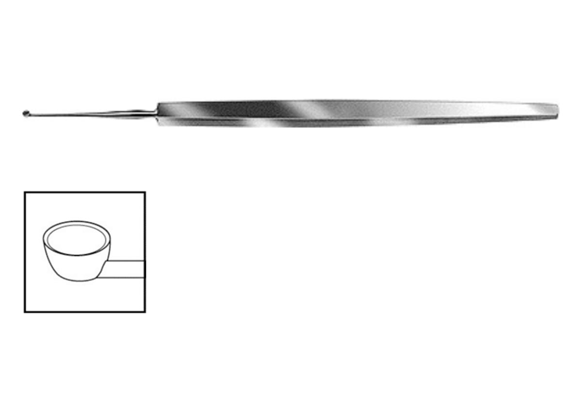 Meyerhoeffer Chalazion Curette 3.5mm cup Z - 0684