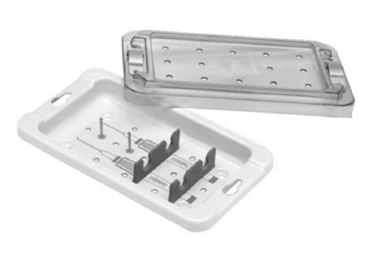 PLASTIC Sterilization Tray - Holds 2 Instruments Z-7900