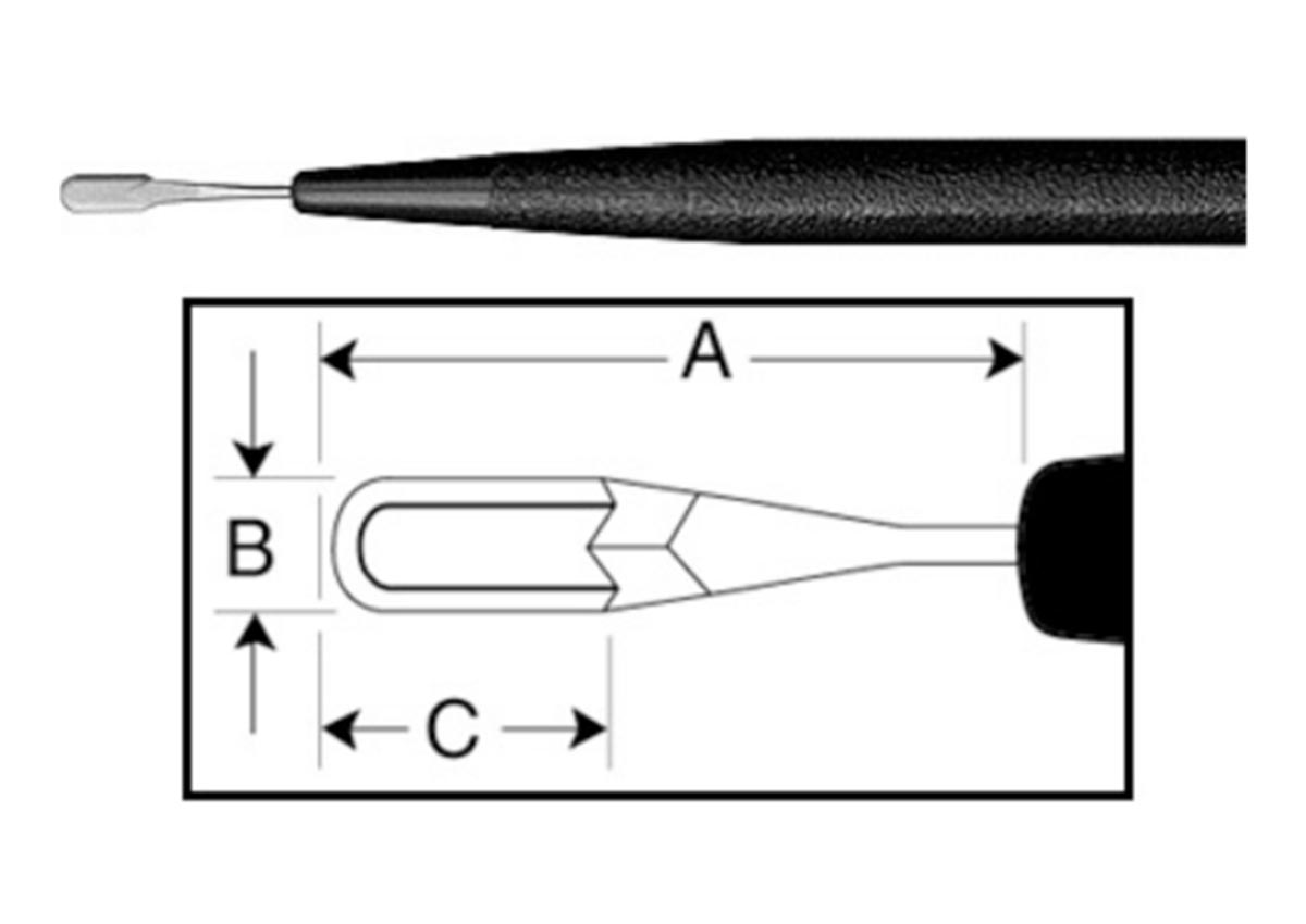 ZABBY?S EDGE Crescent-Type Knife- Straight Z - 740