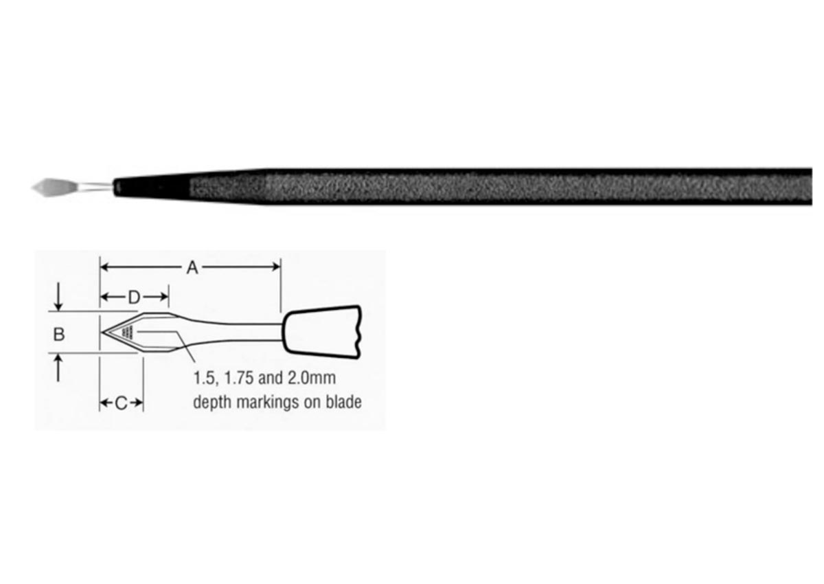 ZABBY?S EDGE Parallel Side Knife - 2.75mm Z - 7475