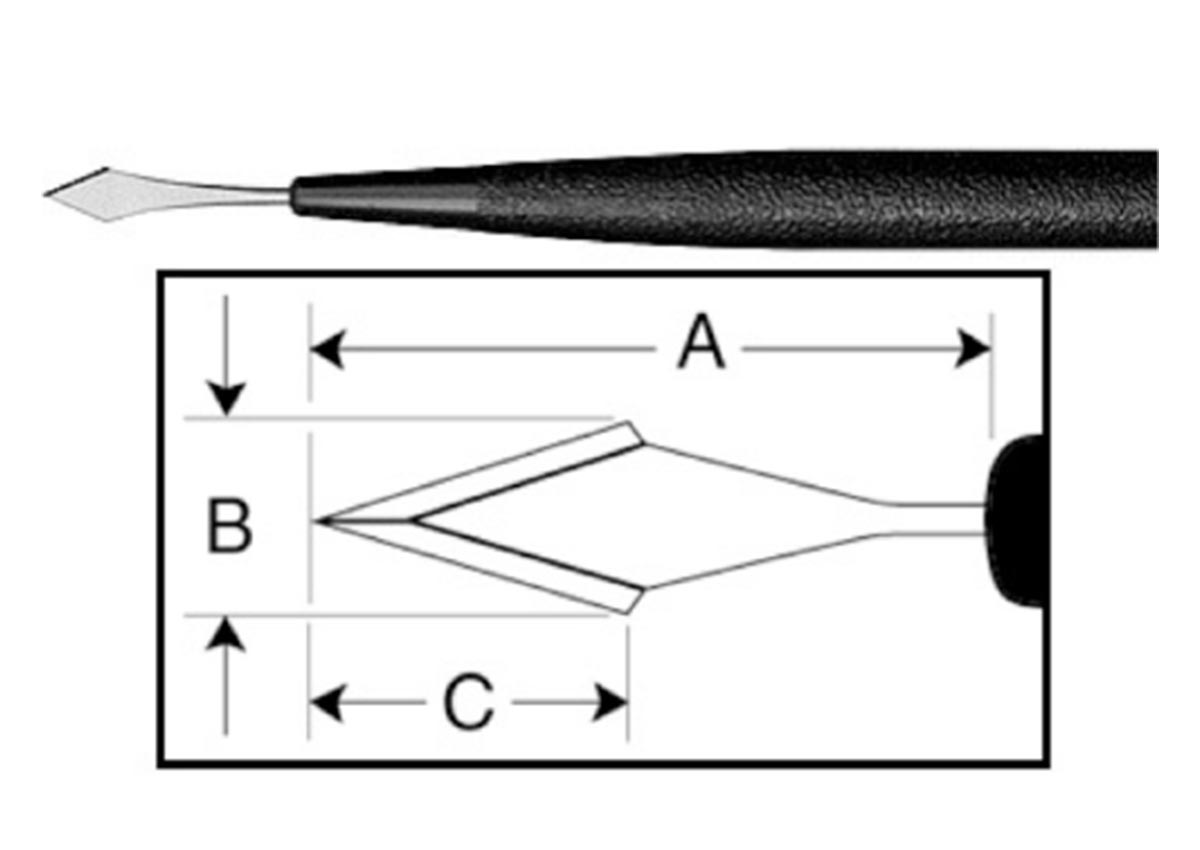 ZABBY?S EDGE Slit Knife - 3.2mm Z - 7457A