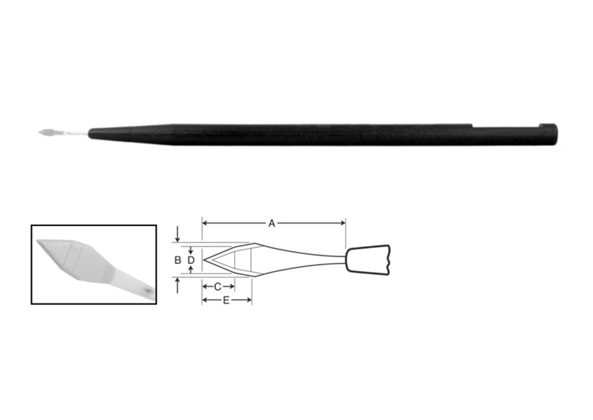 ZABBY?S EDGE Trapezoidal Knife - 2.0mm-2.2mm Z - 7
