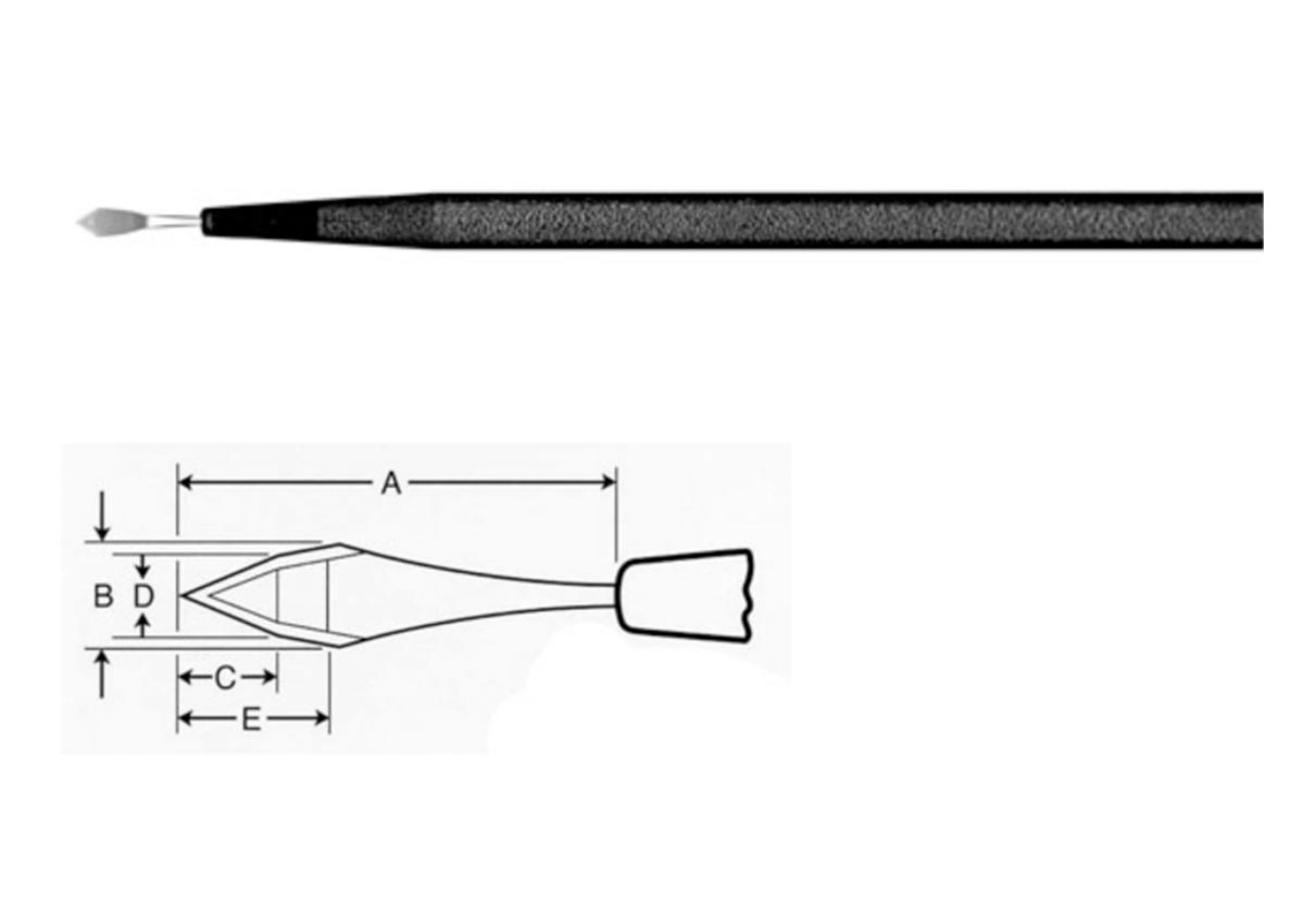 ZABBY?S EDGE Trapezoidal Knife - 2.75-3.2mm Z - 74