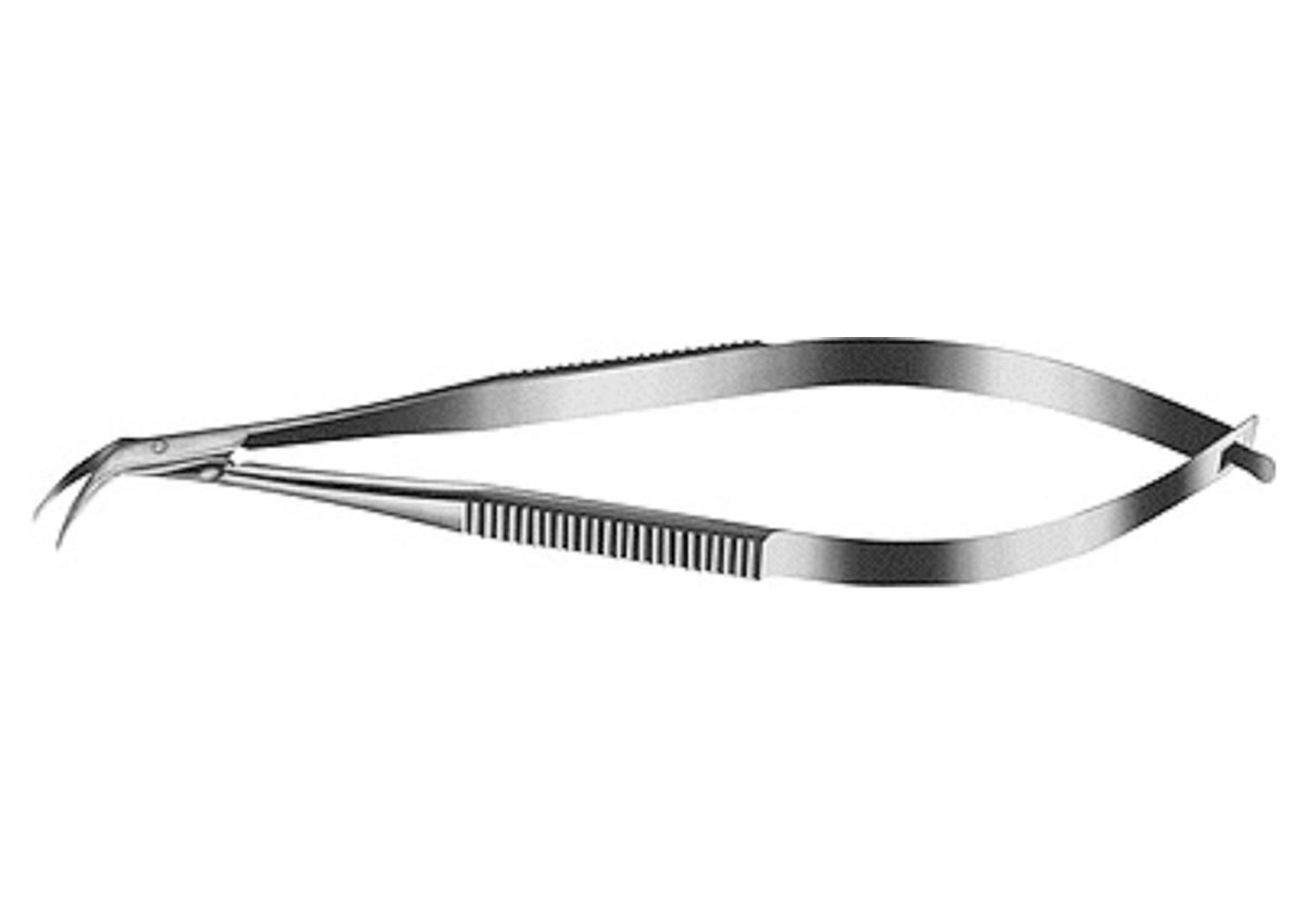 Katzin Curved Corneal Transplant Scissors - Right