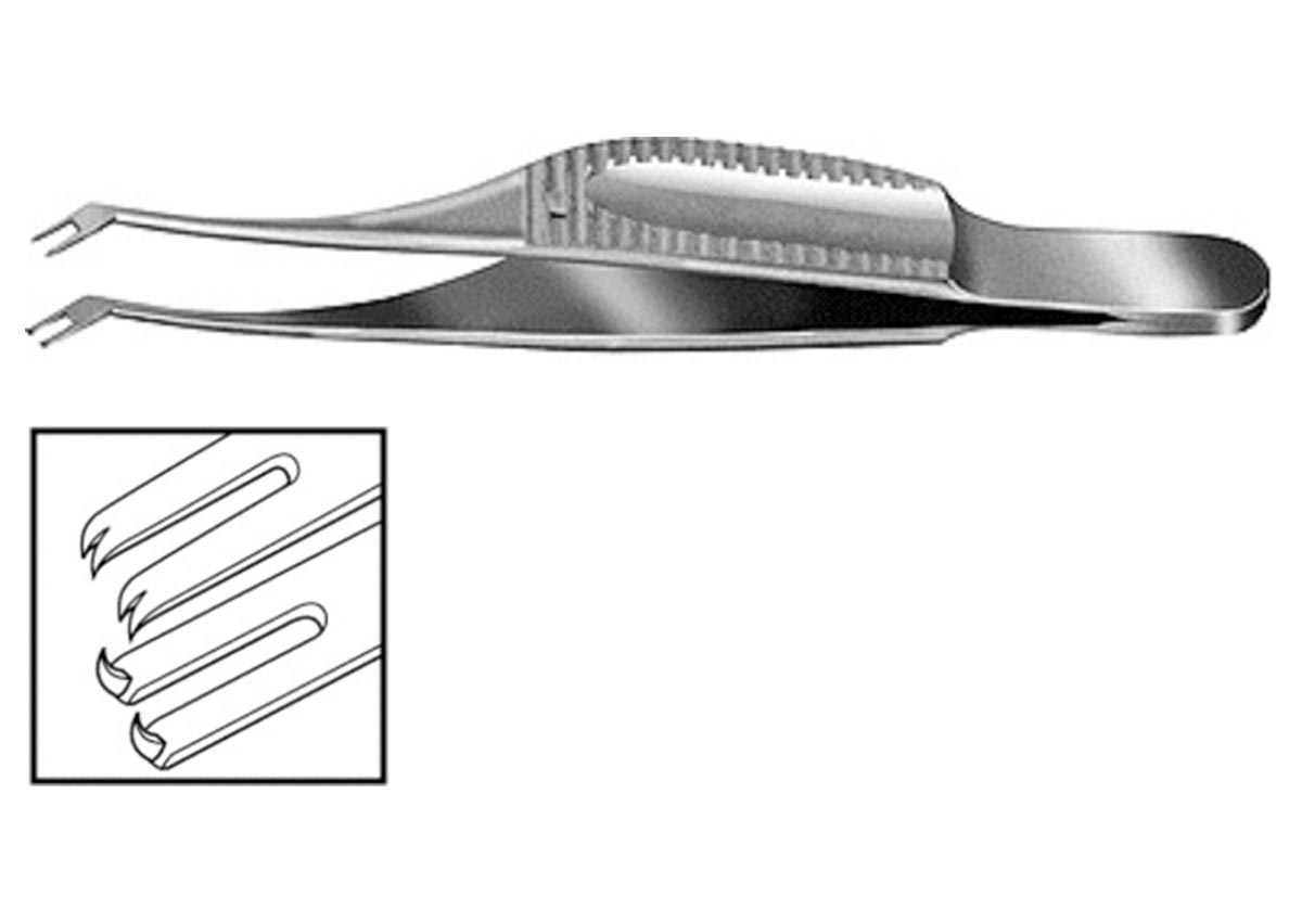 Polack Double Corneal Forceps, Colibri Style Z - 3