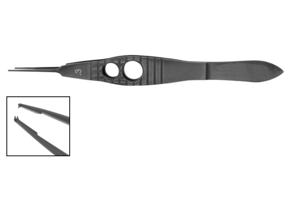 Castroviejo Suturing Forceps 0.3mm ZT - 1105