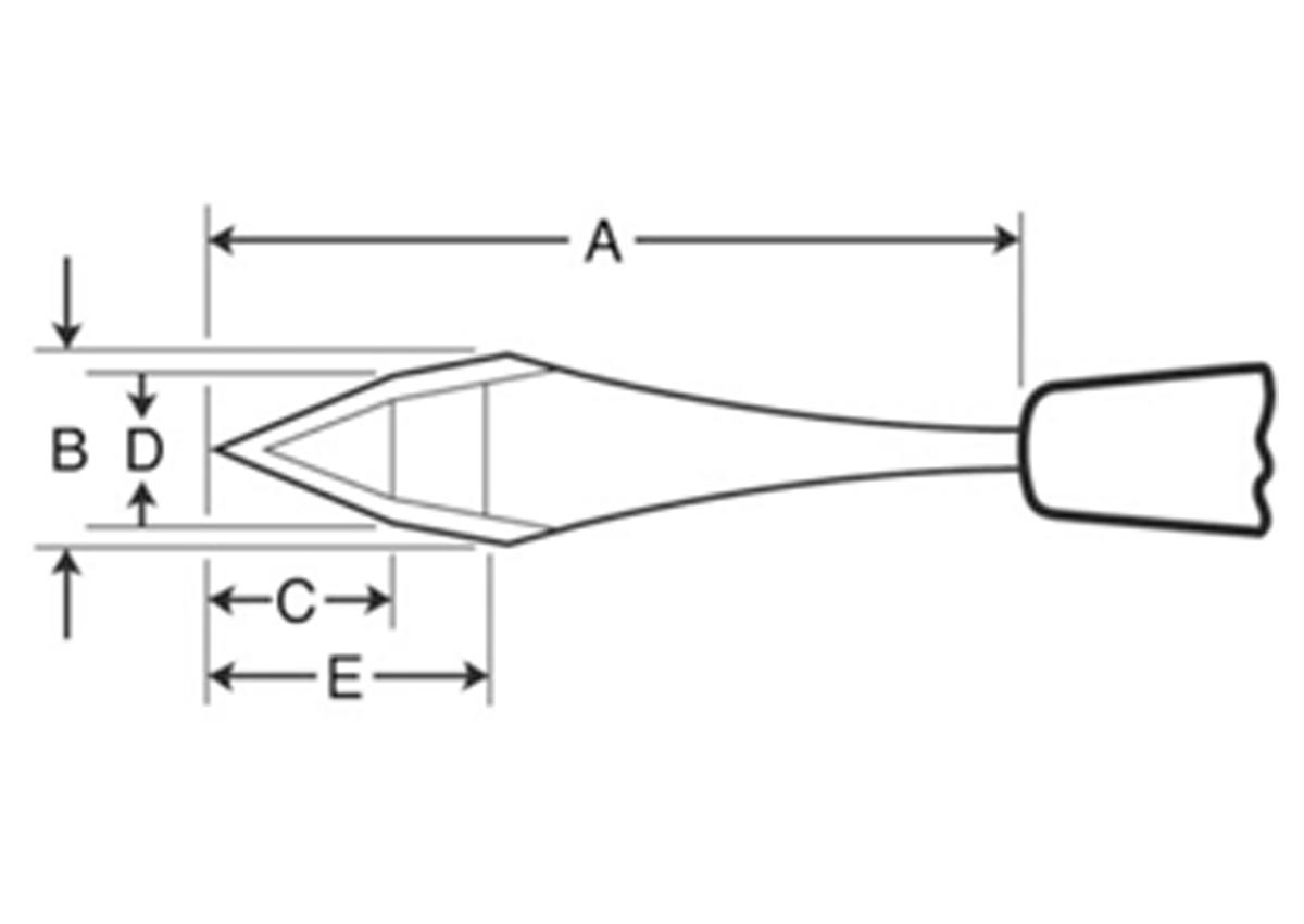 ZABBY?S EDGE Trapezoidal Knife - 1.6-1.8mm Angled