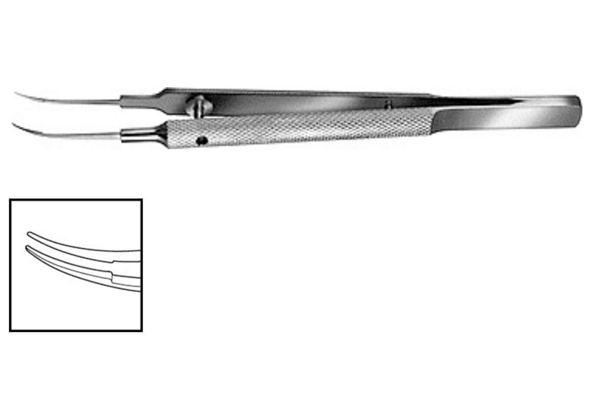 Girard Fine Tying Forceps - Curved Z - 3092 FT