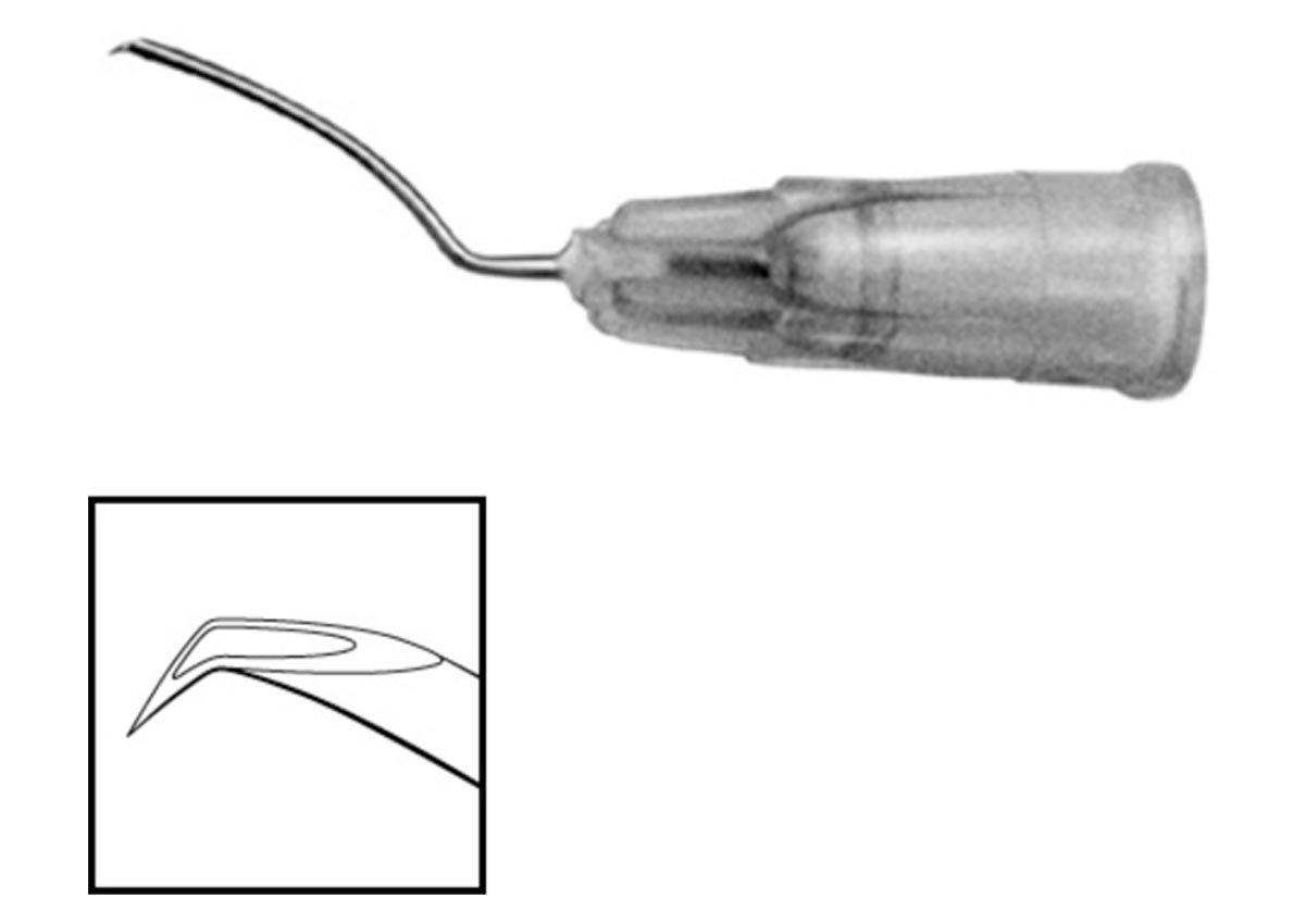 Irrigating Cystotome, Formed 25 Gauge, 5/box Z - 7