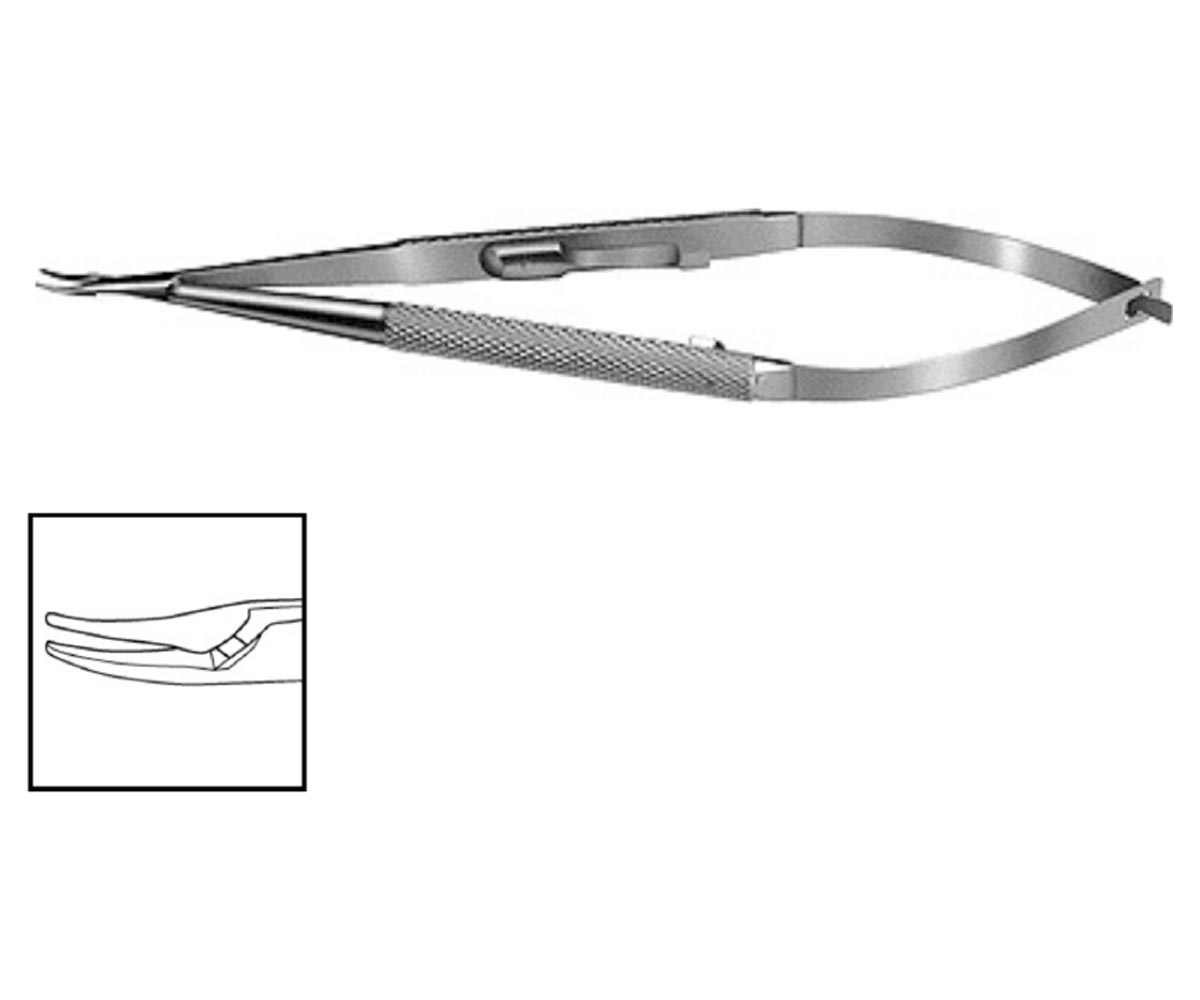 Needle Holder - Curved with Lock Z - 3785 WL