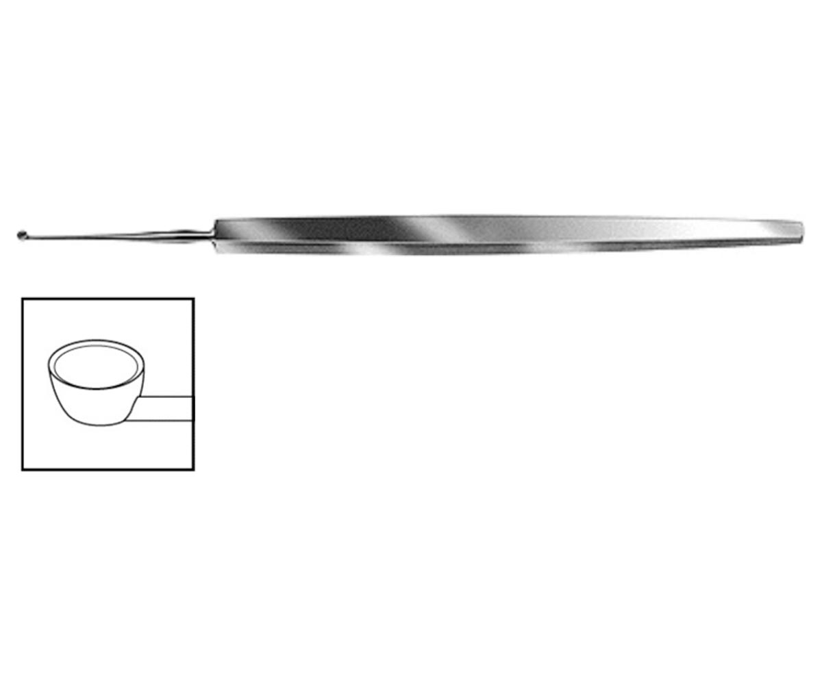 Meyerhoeffer Chalazion Curette 1.5mm cup TO 2.5mm set of 3