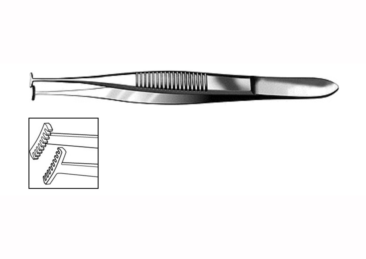 Green Straight Fixation Forceps Z - 1504