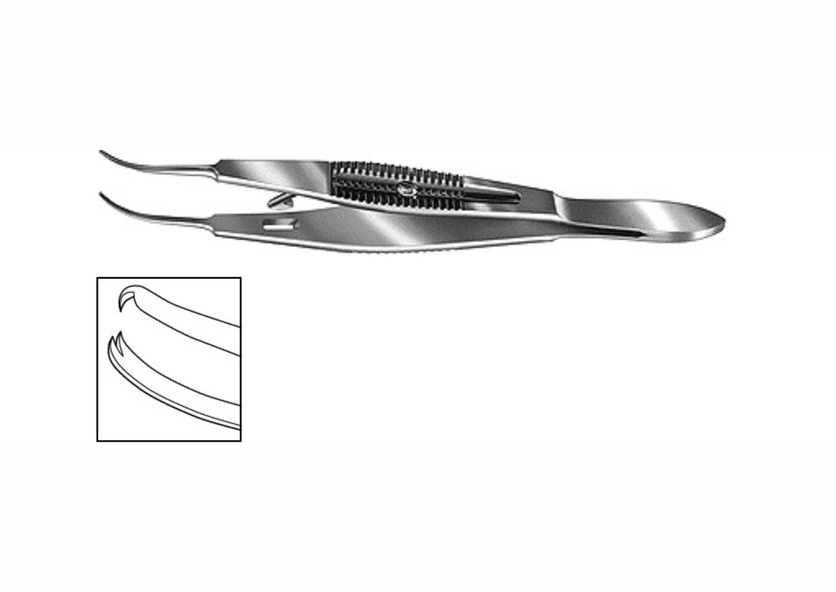 Moody Curved Fixation Forceps Z - 1453