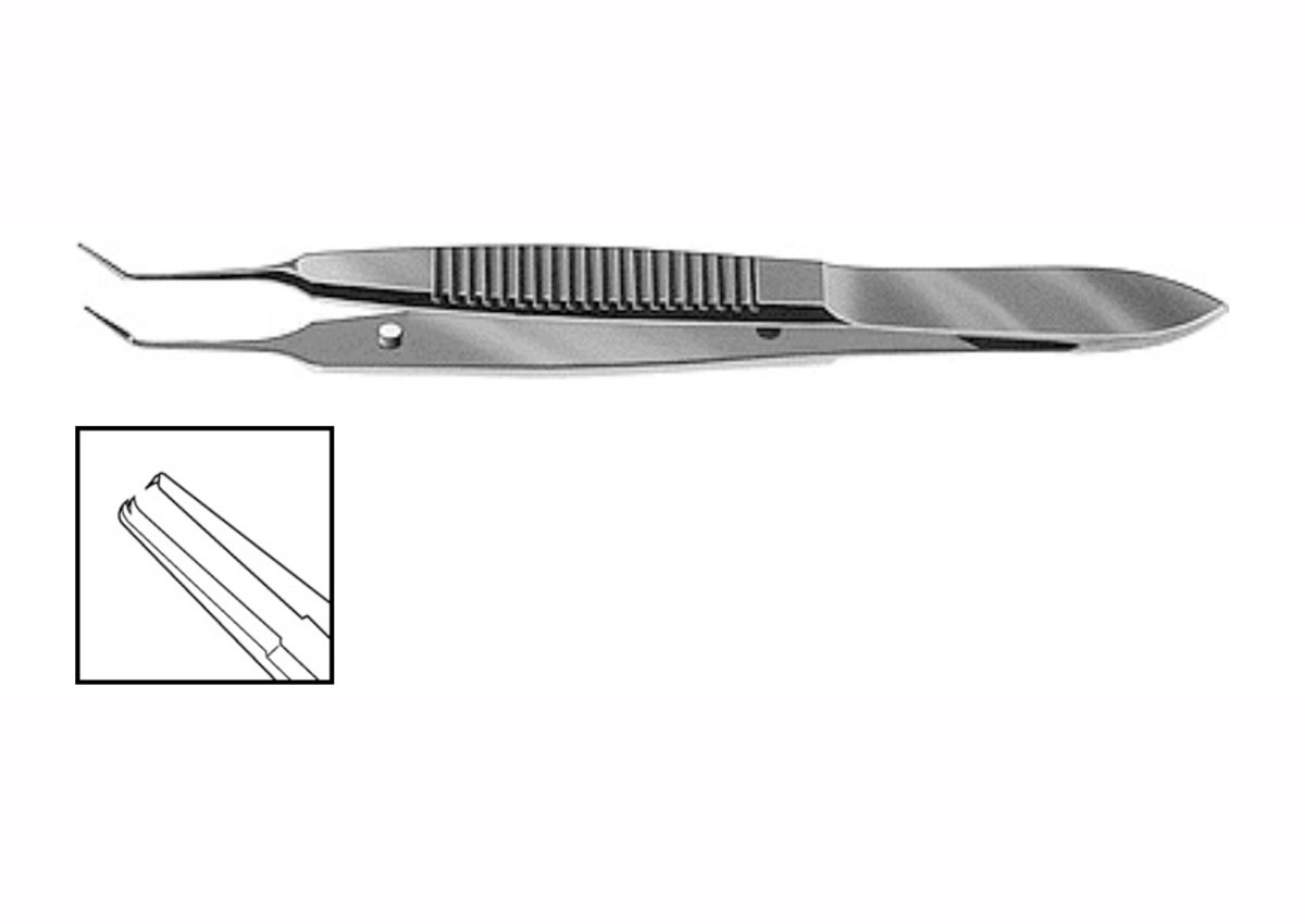 McPherson Angled Suturing-Corneal Forceps Z - 1713