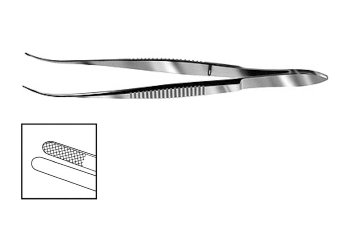Bracken Curved Iris Forceps Z - 1316