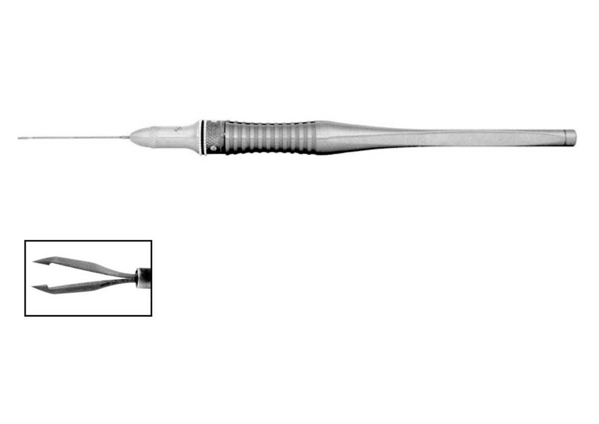 20 Gauge Micro End Gripping Forceps  ZT - 8104 TL