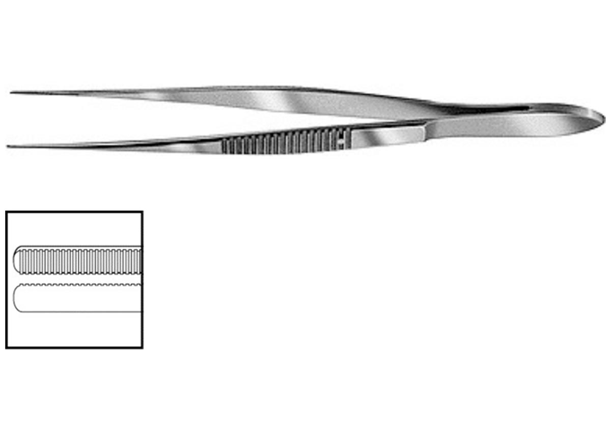 Straight Dressing Forceps with Serrations Z - 1304