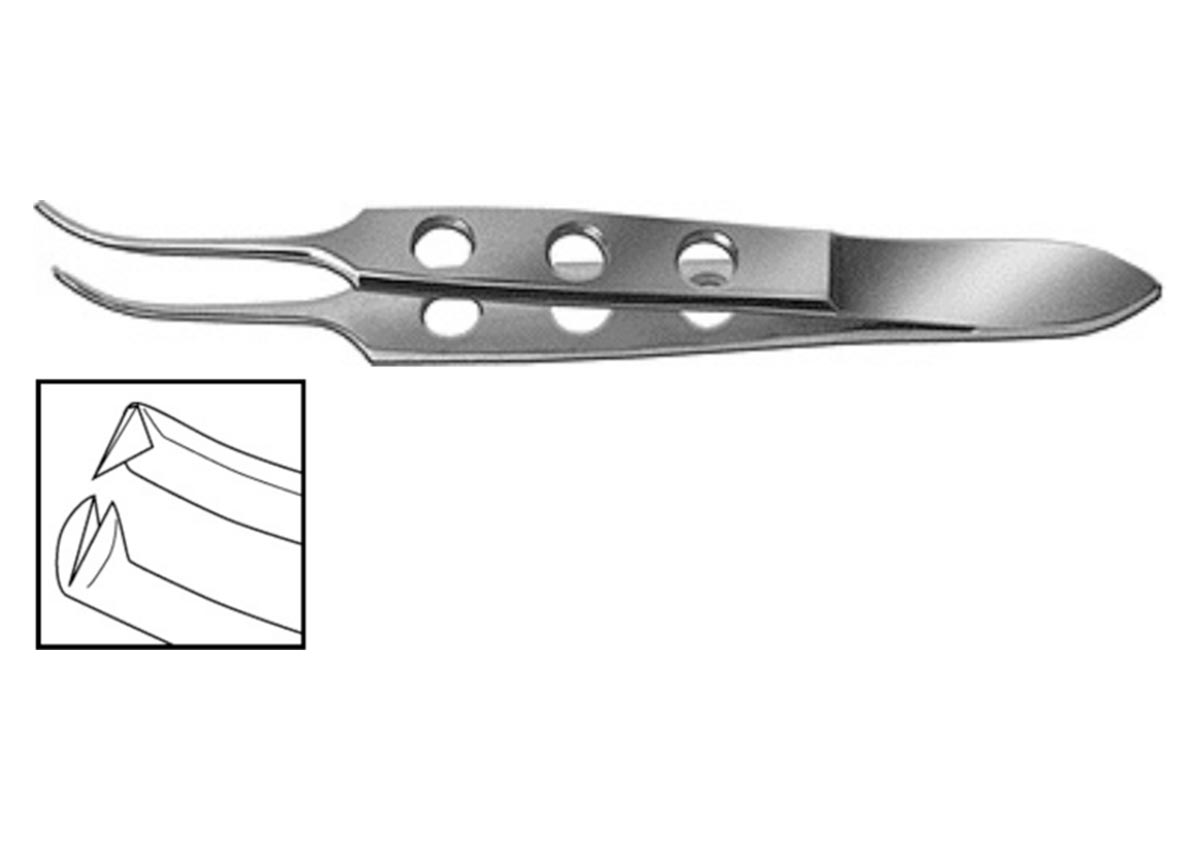 Bishop-Harmon Curved Tissue Forceps Z - 1400 C