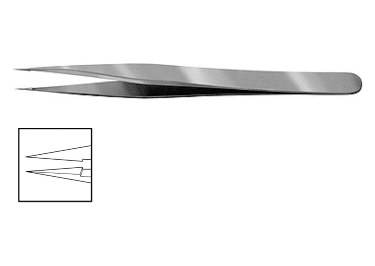 Jeweler Type Forceps With Tying Platform Z - 1847