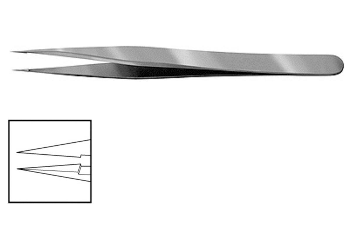 Jeweler Type Forceps With Tying Platform Z - 1847