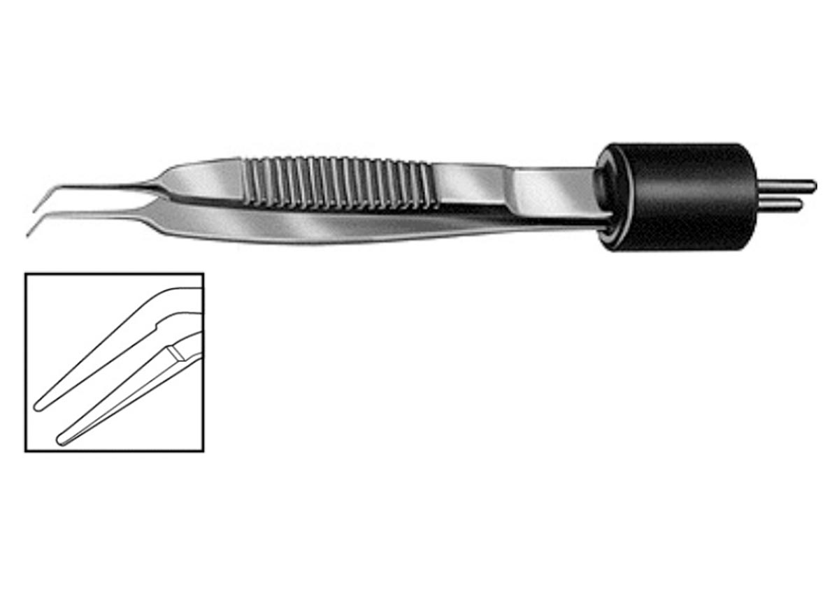 McPherson Angled Bipolar Forceps Z - 1950 10A