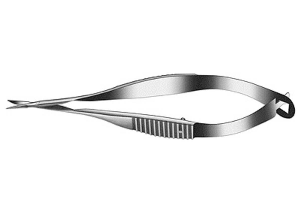 Vannas Curved Capsulotomy Scissors - Blunt Tips Z