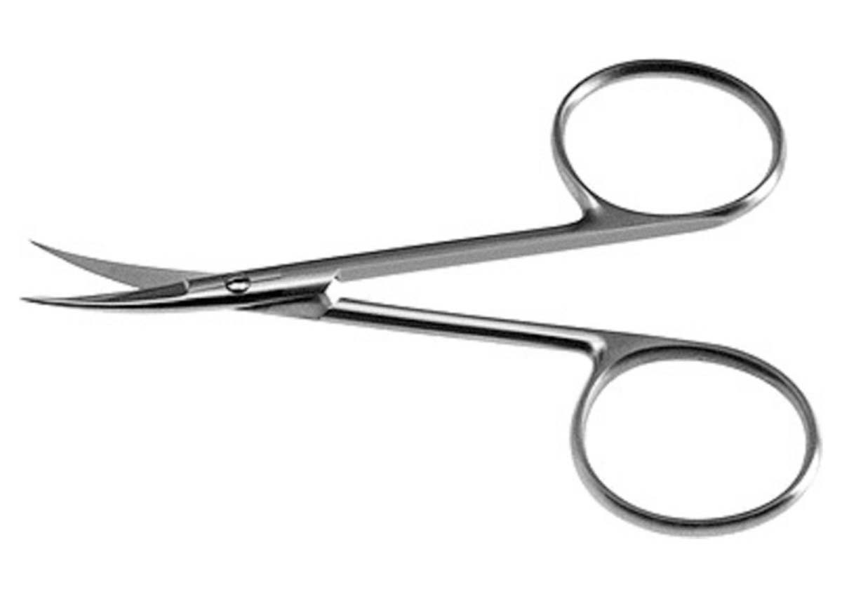 ZABBY?S Curved Eye Scissors - Blunt Tips Z - 3318