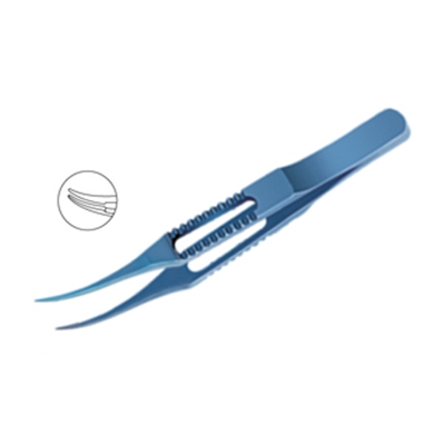 ZABBYS Forceps Tying Curved With Platform Z Titan-4