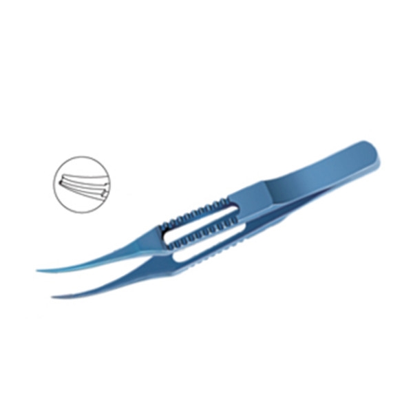 ZABBYS Corneal Forceps Toothed 0 12mm 0 2mm Curved Z Titan-22