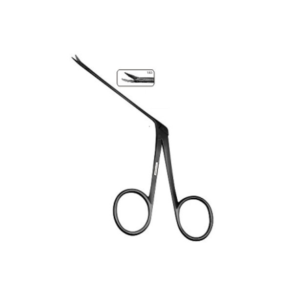 ZABBYS Micro Aural Scissor S S Left Curved