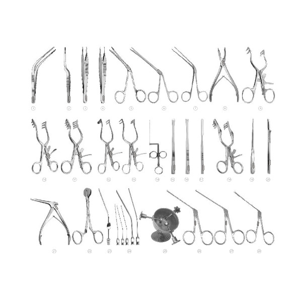 ZABBYS AUSTN MIDDLE EAR Set Of 12 Instruments