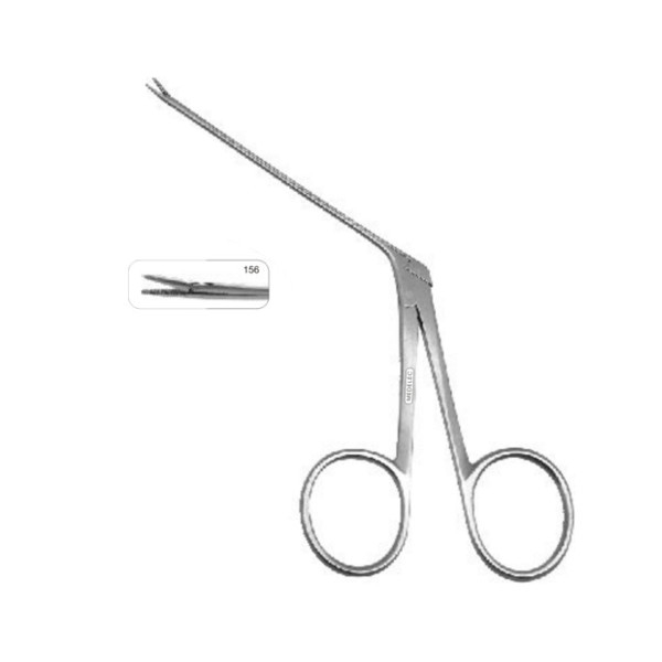 ZABBYS Micro Aural Forcep Serrated Micro Straight