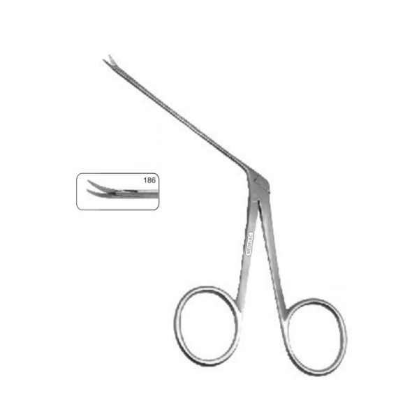 ZABBYS Micro Aural Scissor Right Curved