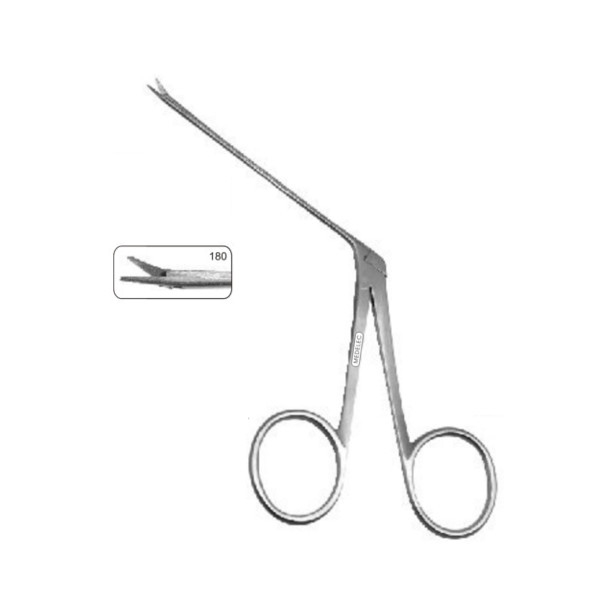 ZABBYS Micro Aural Scissor Fine Straight