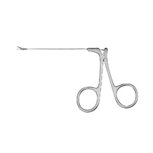 ZABBYS Micro Aural Forceps Serrated 2mm Micro Pipe Straight